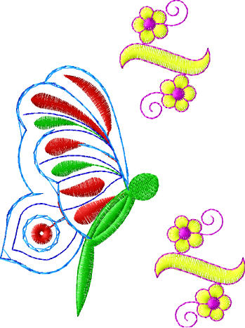 embroidery butterfly designs