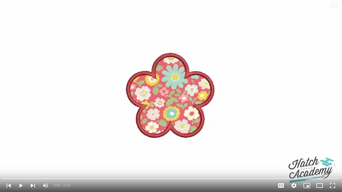 Digitize Appliqué Tool in Hatch Embroidery 3