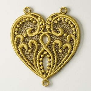 Dramatic Heart Necklace – Video Tutorial & FREE Design by Sonia Showalter