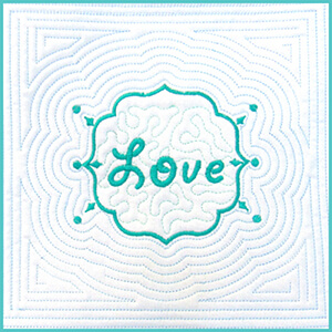 ’Hatching’ a Quilt – Part 1 – Monogram Block