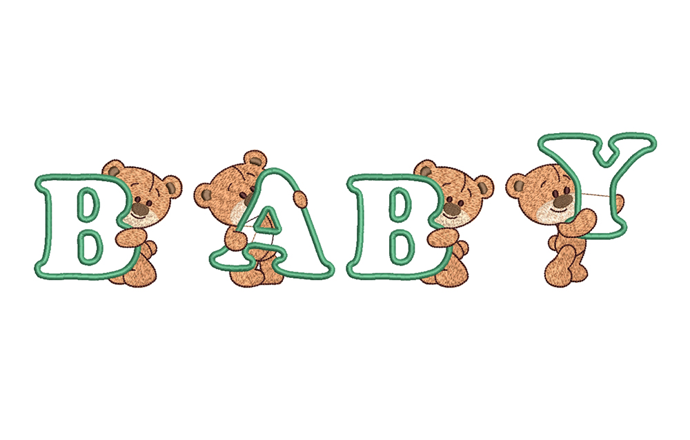 KDC #4 - Teddy Bear Appliqué