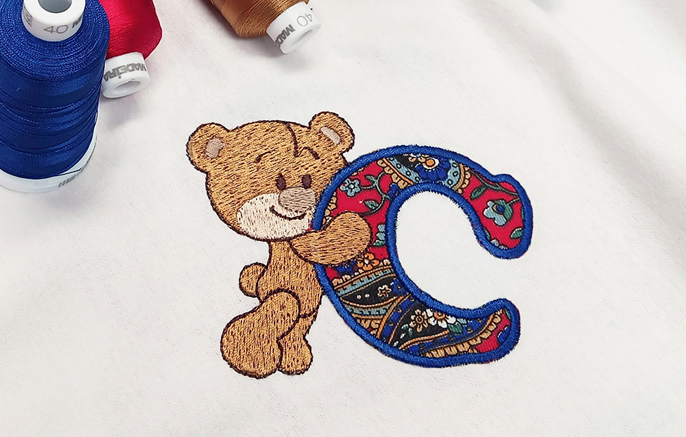 KDC #4 - Teddy Bear Appliqué
