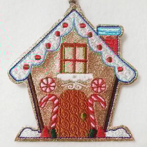 Sweet Gingerbread Houses by Sandra Fuller