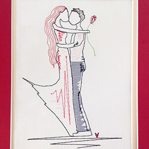 Stitching Sweet Valentine’s Pictures with Nicola Elliott – FREE Downloadable Embroidery Designs