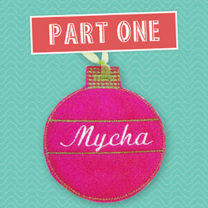 Personalized Christmas Tags & Ornaments with FREE Instructions & Embroidery Designs – Part 1