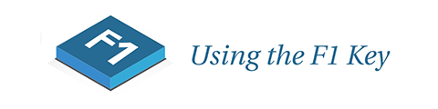 Using the F1 Key in Hatch Embroidery