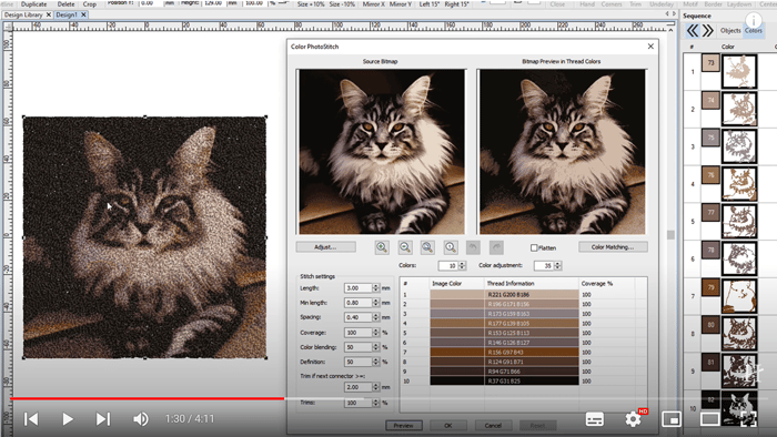 11. Color PhotoStitch - Hatch Embroidery 3