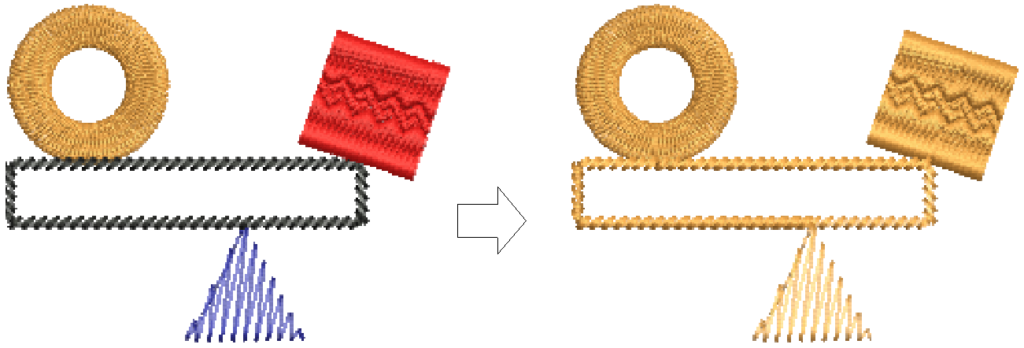 Branching Multiple Colors