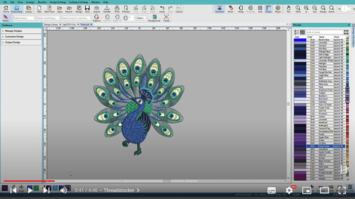 4. Changing Colors in Hatch Embroidery 3 Organizer