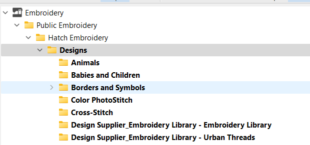 Hatch Embroidery Design Library