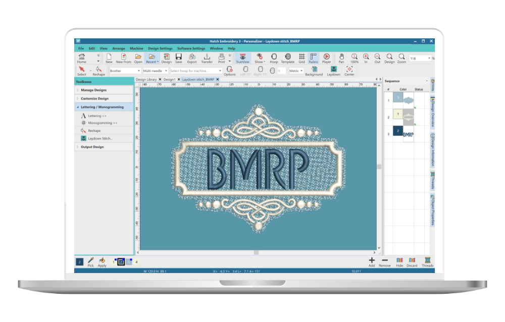 Hatch Embroidery Personalizer 3