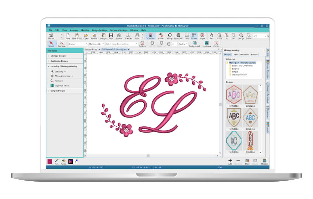 Hatch Embroidery Personalizer 3